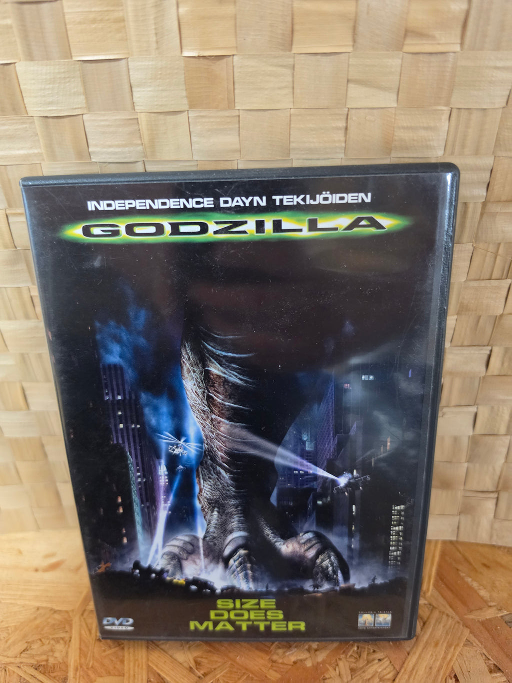 Godzilla DVD-käytetty elokuva