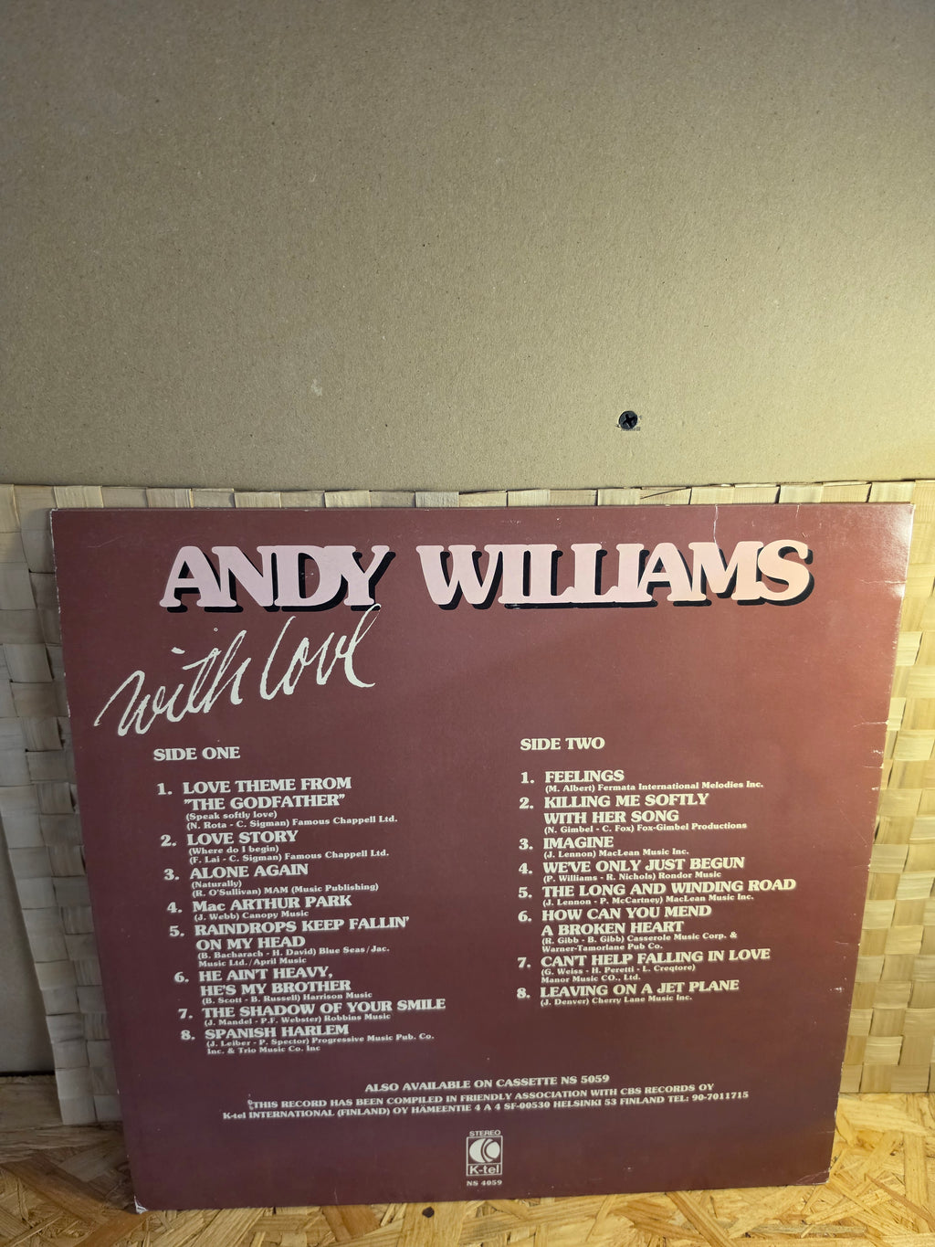 Andy Williams with love