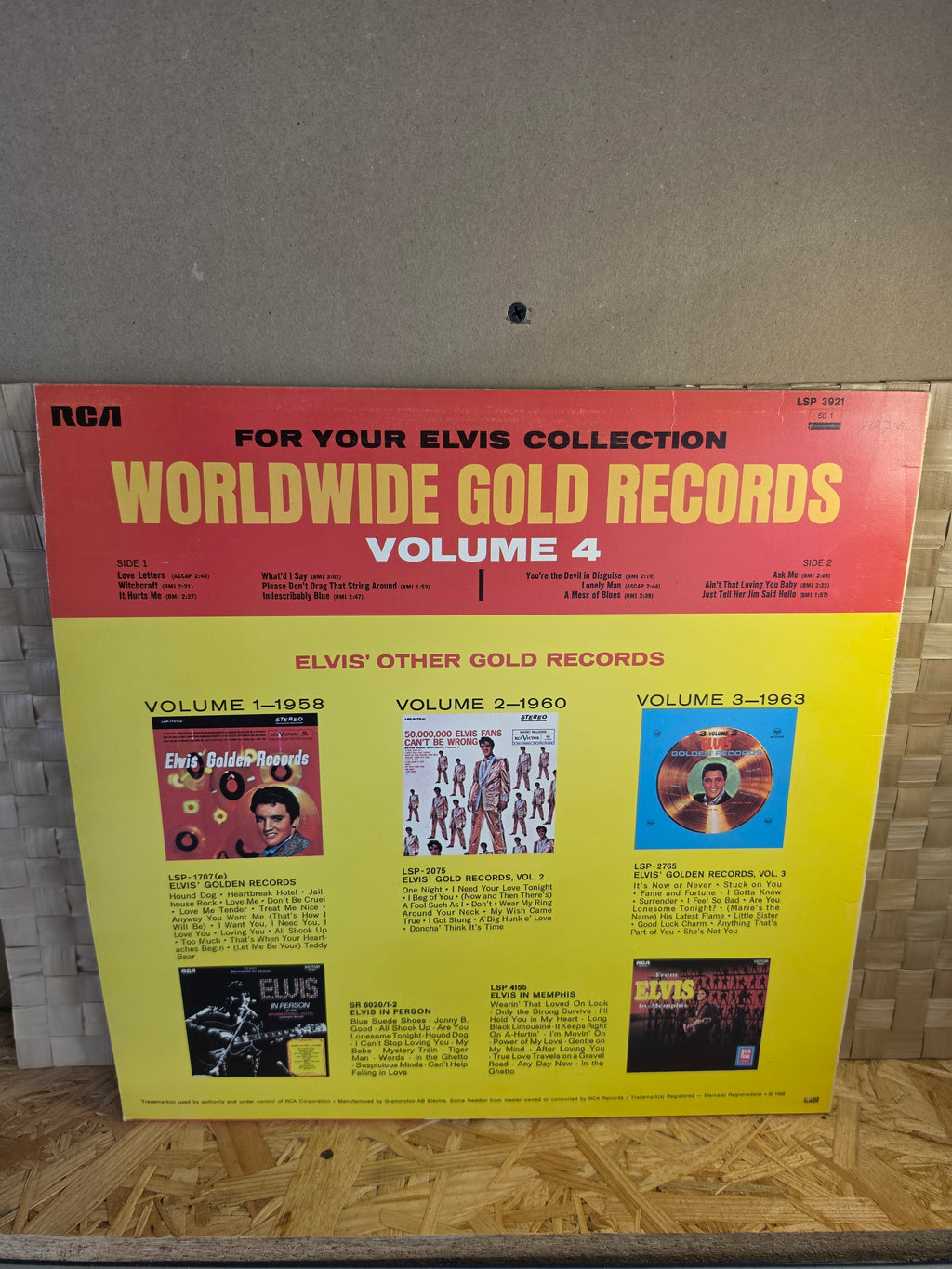 Elvis' Gold records
